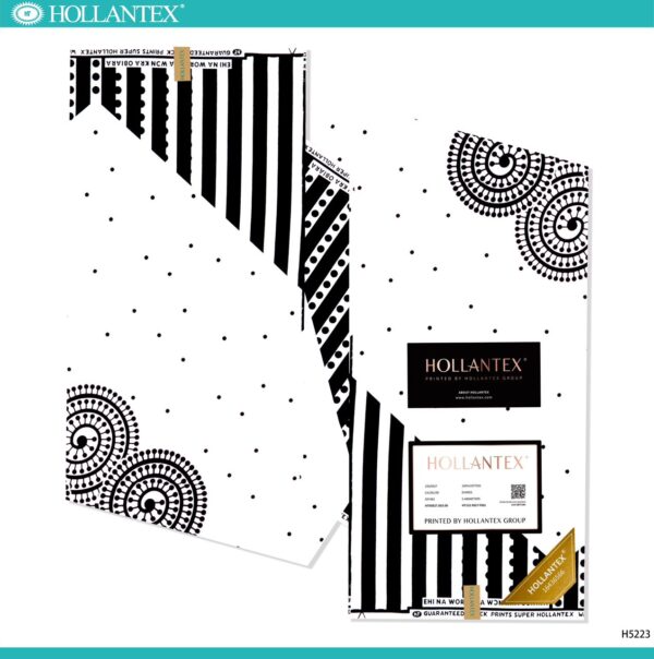 Hollantex Black And White -Afriq Fabrics - Image 5