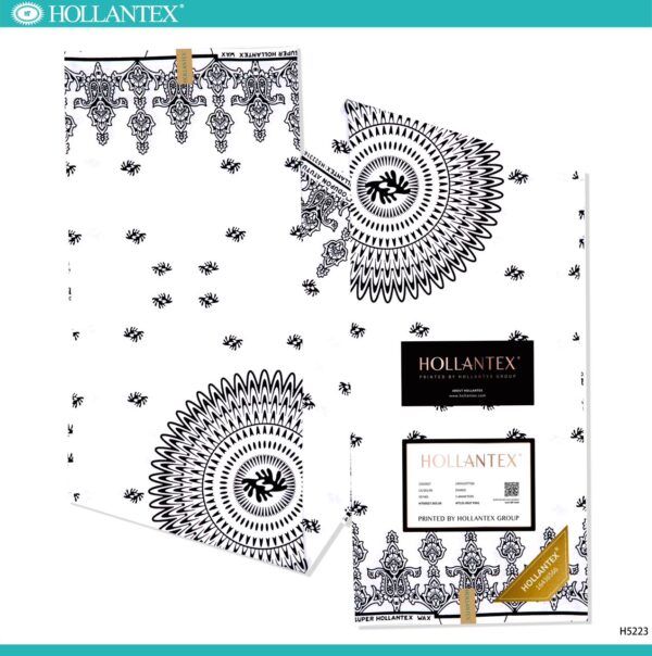 Hollantex Black And White -Afriq Fabrics - Image 6
